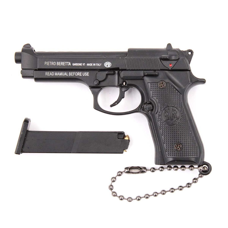 PORTACHIAVI A FORMA DI PISTOLA BERETTA B92F 7,5 cm BLOOD HERITAGE