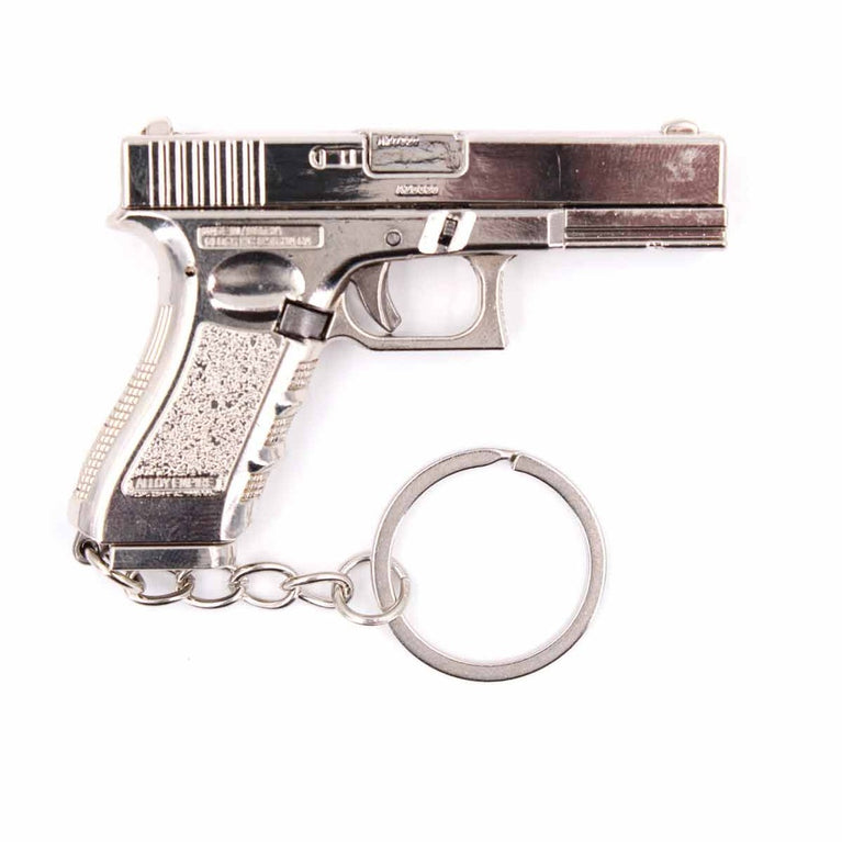 PORTACHIAVI A FORMA DI PISTOLA G17 DA 7CM INOX BLOOD HERITAGE