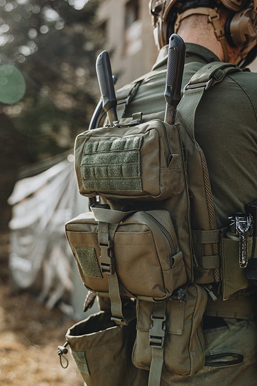 ASSAULT BACK PANEL MOD. 3 OLIVE GREEN 8FIELDS