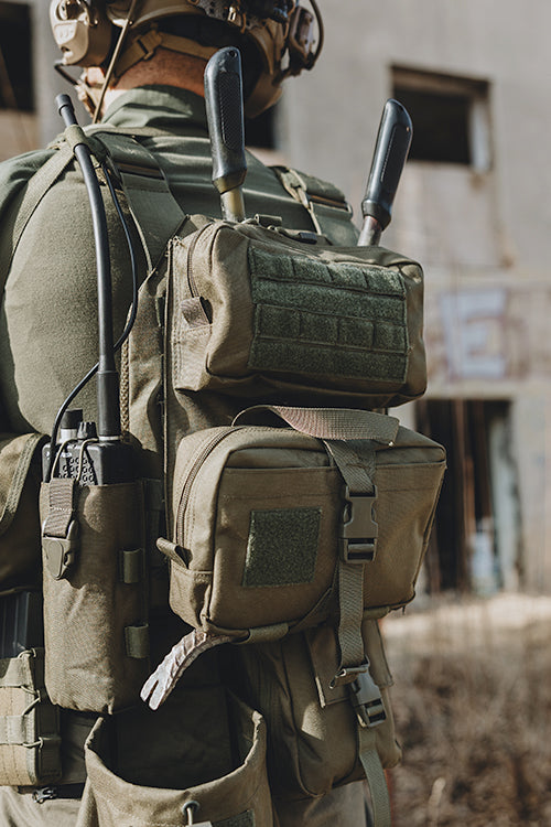 ASSAULT BACK PANEL MOD. 3 OLIVE GREEN 8FIELDS