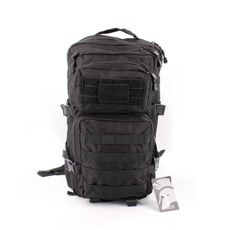 ZAINO TATTICO CON ATTACCHI MOLLE DA 36 L. NERO IMMORTAL WARRIOR