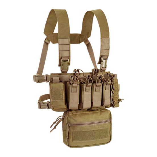Tattico Molle Chest Rig COYOTE TAN OUTAC BY Defcon 5