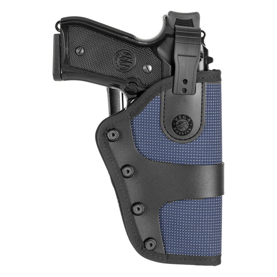 FONDINA IN TESSUTO BLU ALTA VISIBILITÀ+PASSANTE IN SPECIALE POLIMERO STAMPATO A INIEZIONE VEGA HOLSTER