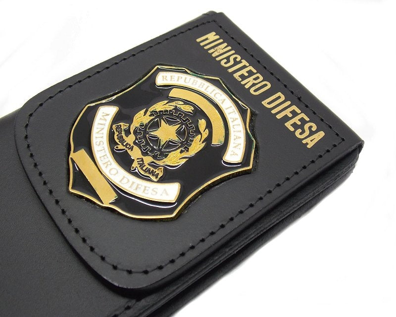 PORTAFOGLIO CON PLACCA MINISTERO DELLA DIFESA VEGA HOLSTER