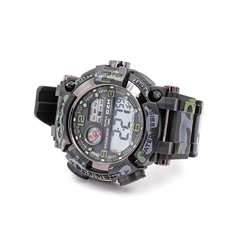 OROLOGIO TATTICO DZM 6863 CON CINTURINO MIMETICO FORAVENTURE