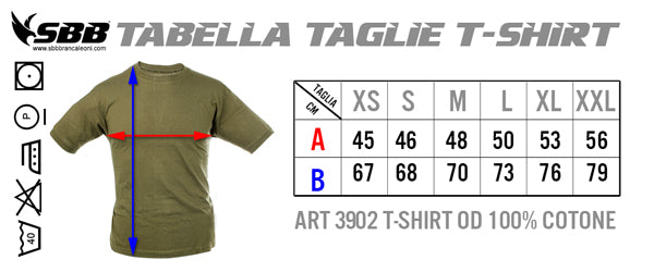 MAGLIETTA MILITARE COTONE VERDE SBB