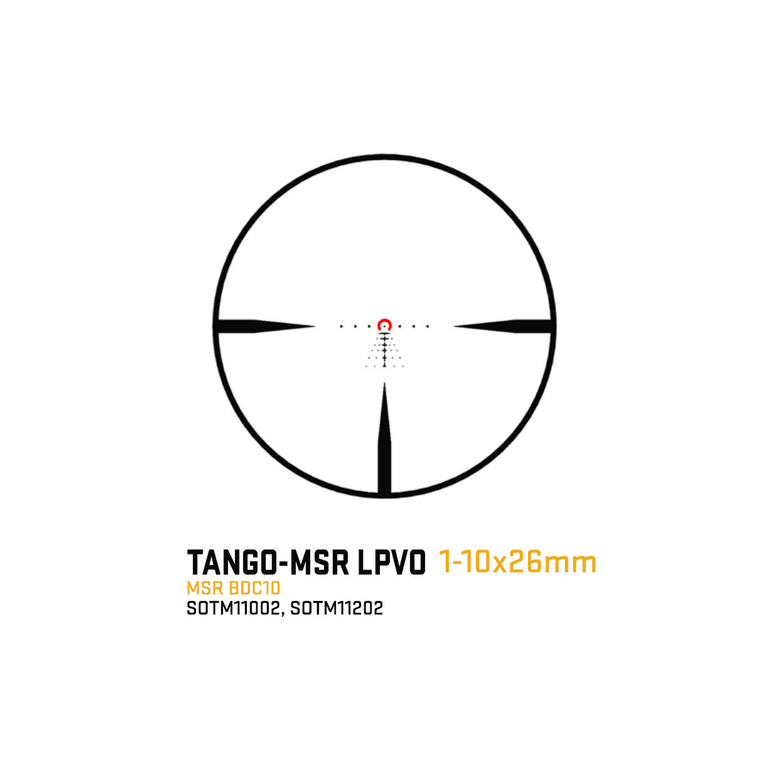 OTTICA TANGO MSR 1-10X26 FFP BDC-10 NERA SIG SAUER