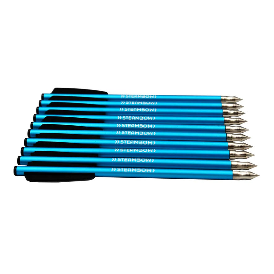 CONFEZIONE DA 10 DARDI A BUNTA IN ALLUMINIO STEAMBOW