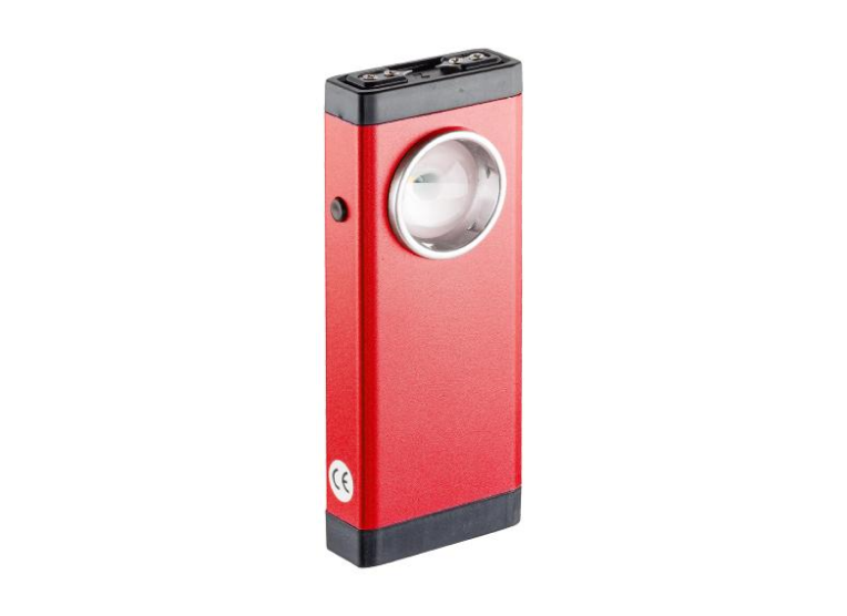 Dissuasore Torcia Shocker Vintage, rossa, 500.000 Volt, 200 Lumen, USB + Clip
