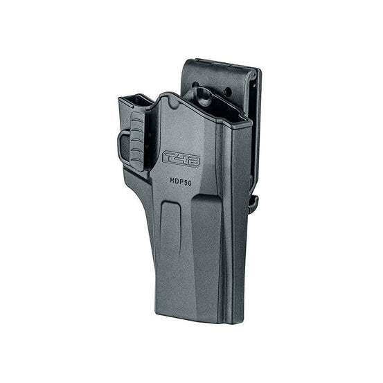 FONDINA T4E IN POLIMERO CON PULSANTE DI SGANCIO PER PISTOLA HDP 50 UMAREX