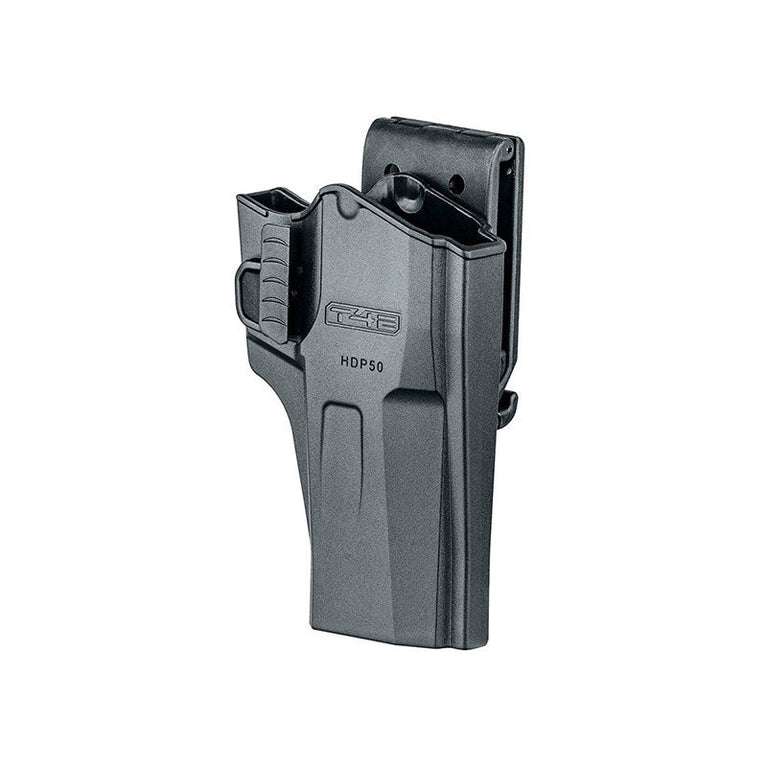 FONDINA T4E IN POLIMERO CON PULSANTE DI SGANCIO PER PISTOLA HDP 50 UMAREX