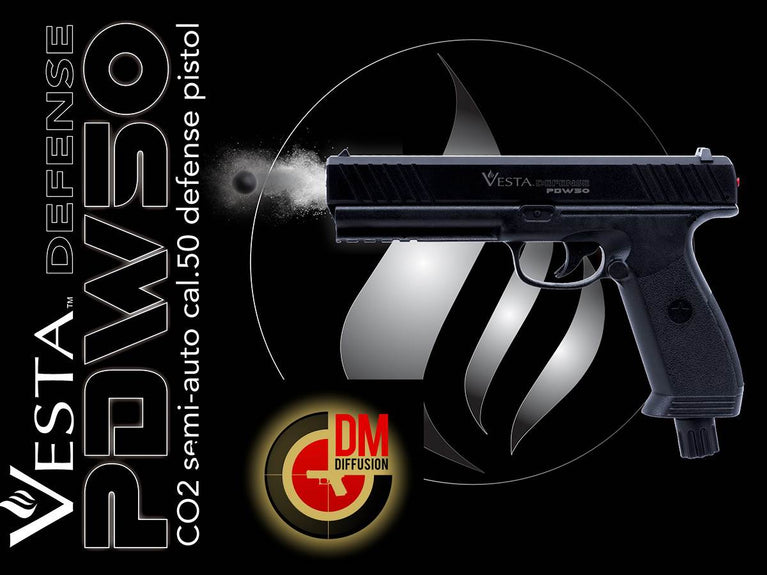 PISTOLA A CO2 CAL. 50 PDW50 GEN. 2 <12,7J VESTA