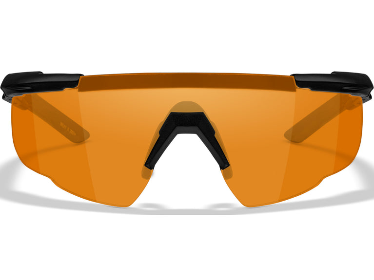 OCCHIALI PROTTETTIVI BALISTICI SABER ADVANCED SET CON TRE LENTI E MONTATURA NERA WILEY X