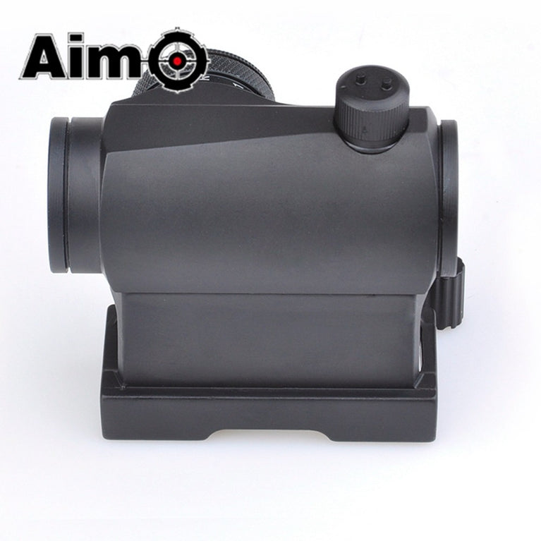 MICRO RED DOT CON ATTACCO QD CON RIALZO NERO AIM-O