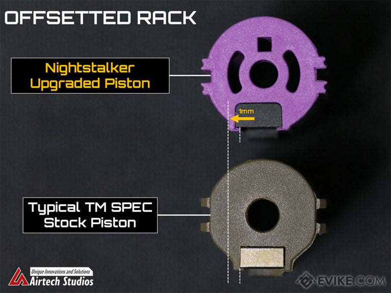 PISTONE A 14 DENTI NIGHTSTALKER AEG AIRTECH STUDIOS