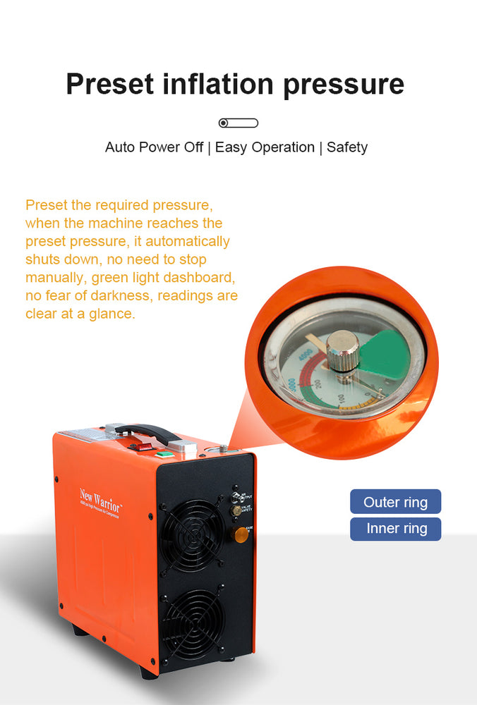 COMPRESSORE PER CARABINE CPC MINI 3 NEW WARRIOR