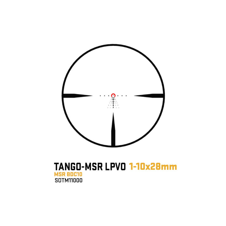 OTTICA TANGO MSR 1-10X28 SFP BDC-10 NERA SIG SAUER
