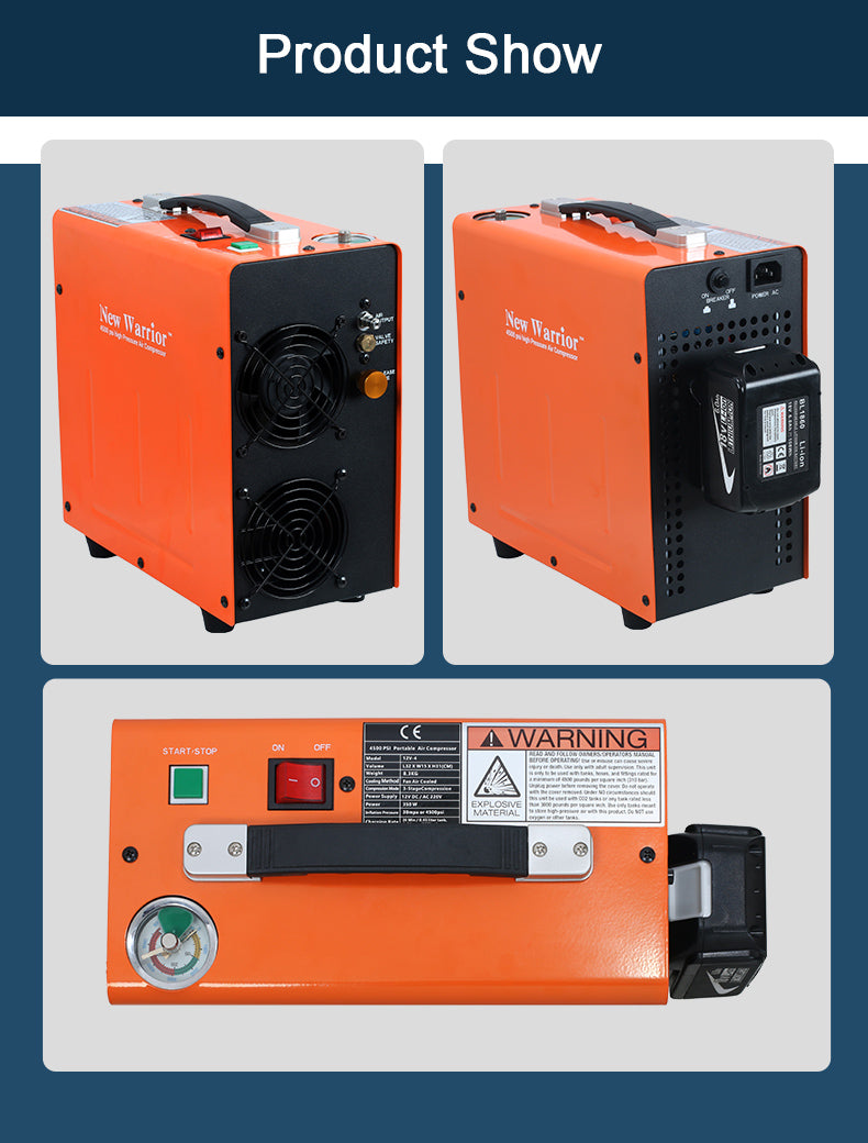 COMPRESSORE PER CARABINE CPC MINI 3 NEW WARRIOR