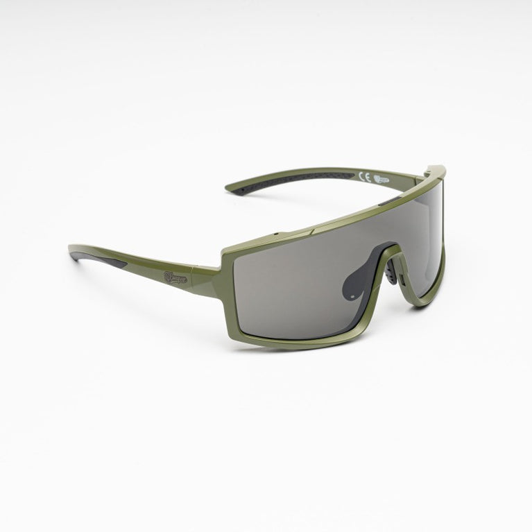 OCCHIALI KRYDON CQSG006 CON LENTI SMOKE NERE E MONTATURA RANGER GREEN CONQUER