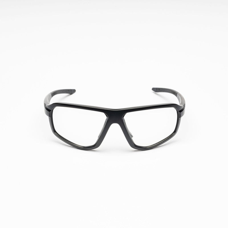 OCCHIALI STRIKER CQSG005 CON LENTI TRASPARENTI E MONTATURA NERA CONQUER