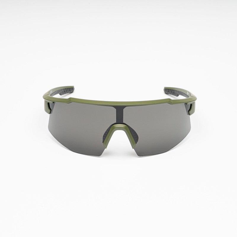 OCCHIALI TYGOR EVO CQSG004 CON LENTI SMOKE NERE E MONTATURA RANGER GREEN CONQUER