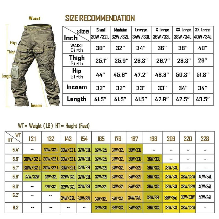 PANTALONI CON GINOCCHIERE M3G NERI CONQUEST TACTICAL