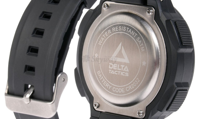 OROLOGIO TATTICO DIGITALE NERO DELTA TACTICS