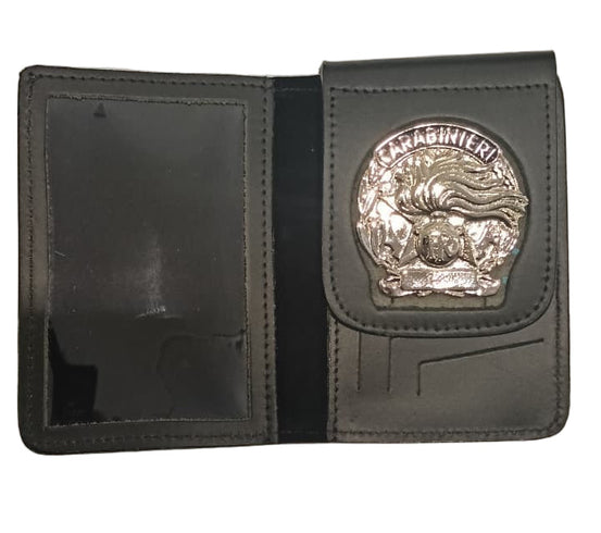 PORTAFOGLIO PER CARABINIERI OPERATIVI CON PLACCA CARABINIERE ARGENTO VEGA HOLSTER
