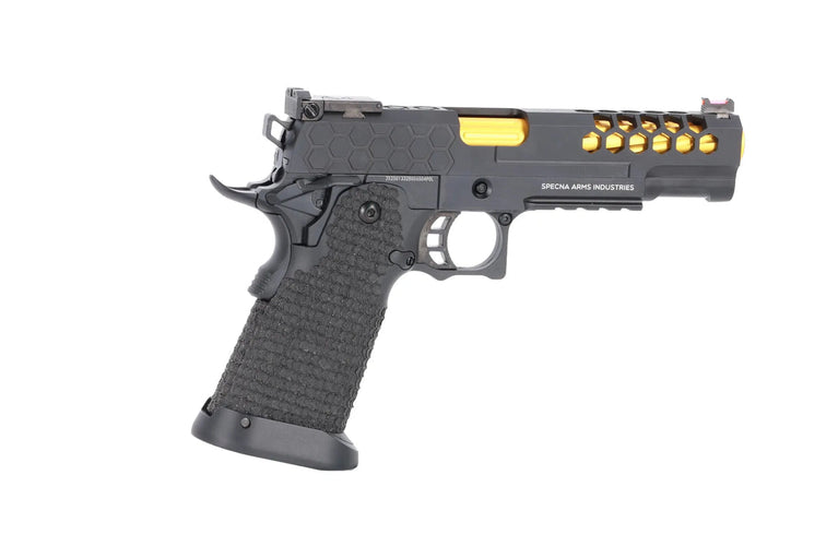 PISTOLA SOFTAIR A GAS/CO2 SA-VGP15 SERIE VAPOR NERA/DORATA SPECNA ARMS
