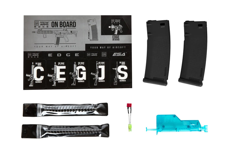 FUCILE SOFTAIR ELETTRICO RRA SA-P17 PRIME LIGHT OPS STOCK ASTER II ETU NERO/GRIGIO SPECNA ARMS