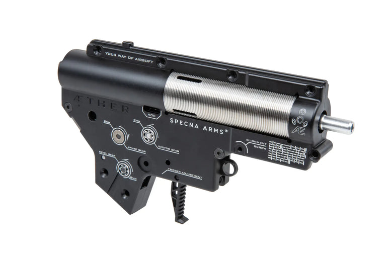 FUCILE SOFTAIR ELETTRICO RRA SA-P17 PRIME LIGHT OPS STOCK ASTER II ETU NERO/GRIGIO SPECNA ARMS