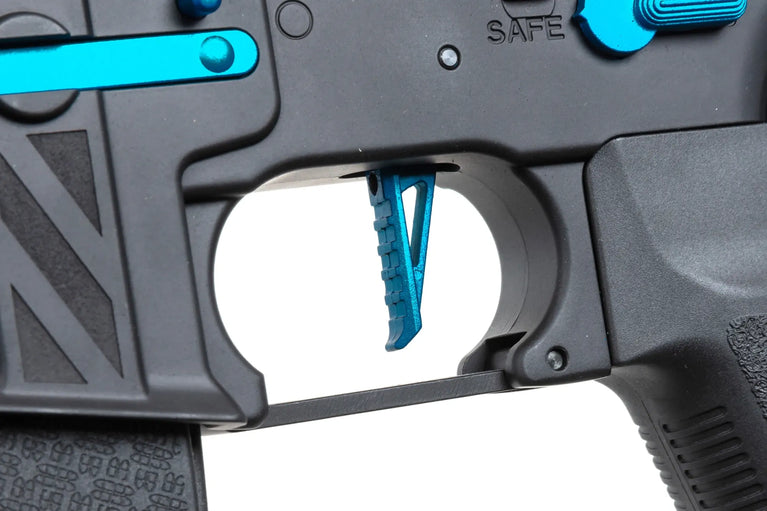FUCILE SOFTAIR ELETTRICO SA-E40 EDGE HAL2 ETU LIGHT OPS STOCK GEN.2 NERO/BLU SPECNA ARMS
