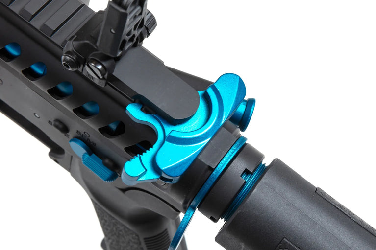 FUCILE SOFTAIR ELETTRICO SA-E40 EDGE HAL2 ETU LIGHT OPS STOCK GEN.2 NERO/BLU SPECNA ARMS