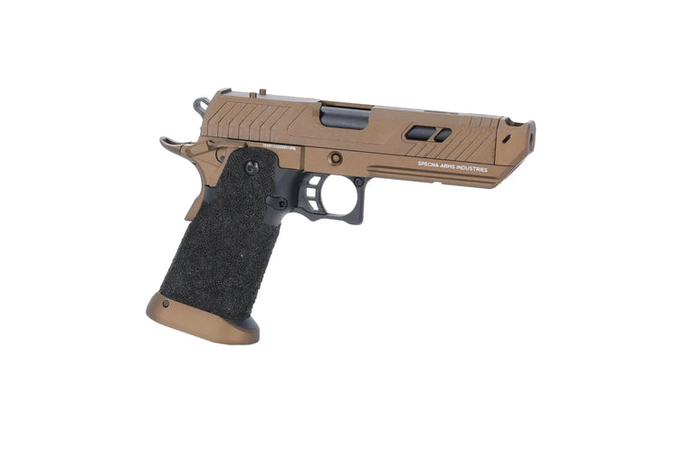 PISTOLA SOFTAIR A GAS/CO2 SA-VGP21 SERIE VAPOR NERA/MARRONE SPECNA ARMS