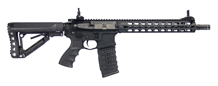 Fucile elettrico m4 gc16 WARTHOG keymod 12 pollici con mosfet-etu G&G