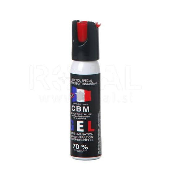 Spray difensivo a diffusione DM GEL al peperoncino 25 ml CS NF Tappo a 1/4 di giro CBM