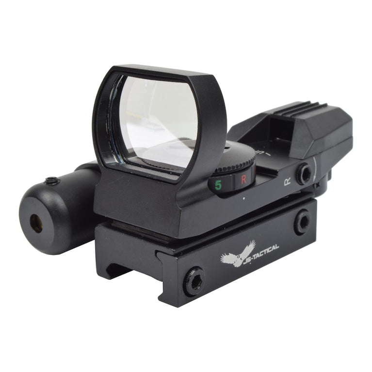 MIRINO Red DOT con laser incorporato JS TACTICAL