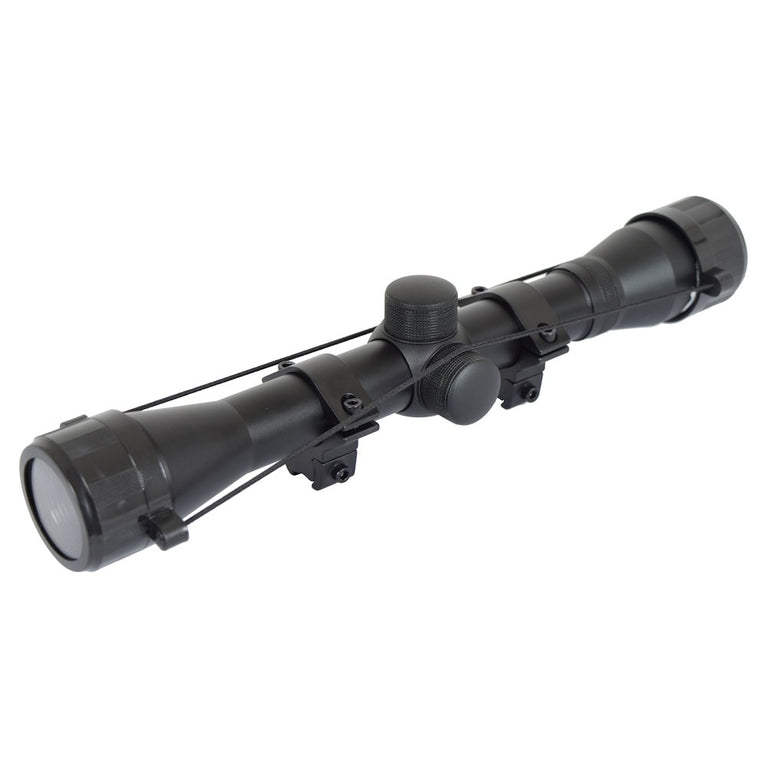 OTTICA 4x32 CON ANELLI BASSSI DA 11mm NERO JS-TACTICAL