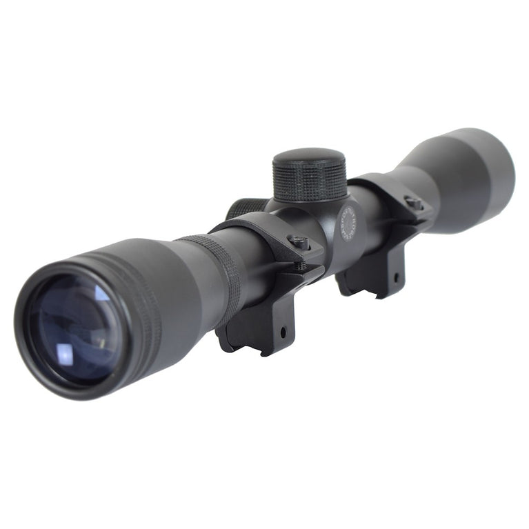 OTTICA 4x32 CON ANELLI BASSSI DA 11mm NERO JS-TACTICAL
