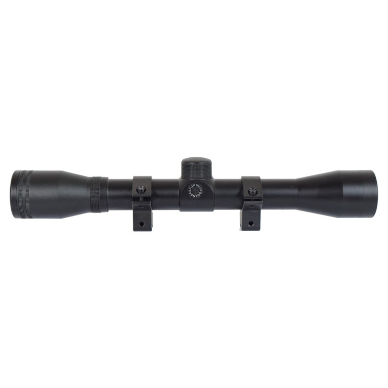 OTTICA 4x32 CON ANELLI BASSSI DA 11mm NERO JS-TACTICAL