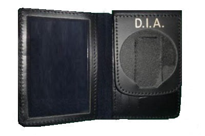 PORTAFOGLIO CON PORTA PLACCA D.I.A. IN PELLE VEGA HOLSTER