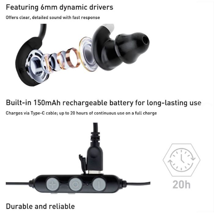 AURICOLARI PROTETTIVI BLUETOOTH M200T EARMOR