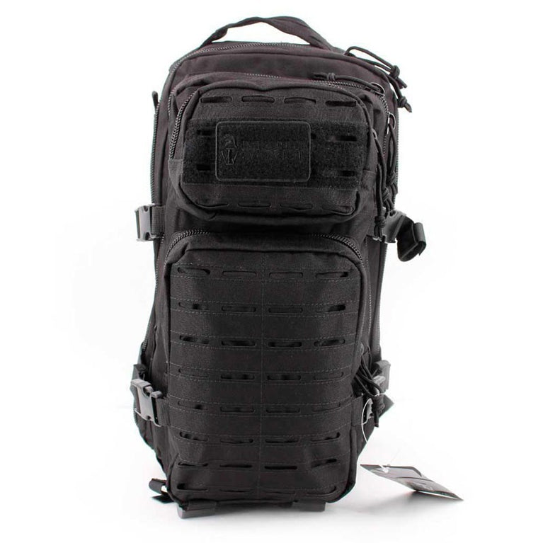 ZAINO TATTICO DA 36 LT SISTEMA MOLLE A TAGLIO LASER COLORE NERO IMMORTAL WARRIOR
