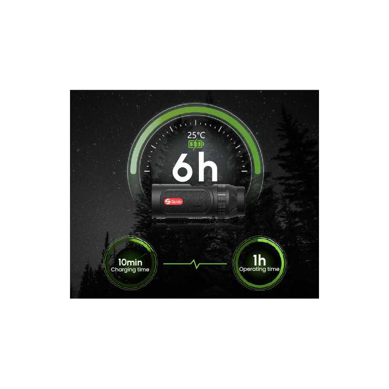 VISORE TERMICO MONOCULARE TE411 VISIONE FINO A 1000M GUIDE OUTDOOR