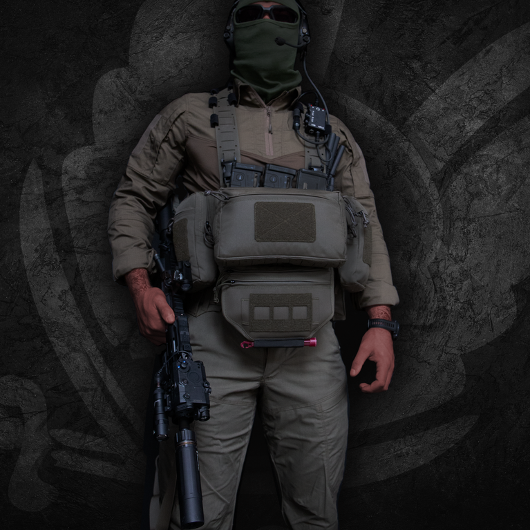 CHEST RIG MCR MK1 TYPE 2 COMPLETAMENTE ACCESSORIATO WARRIOR