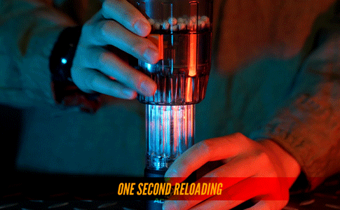 LANCIAGRANATE VOLCANO DELUXE EDITION ACETECH CON SIMULAZIONE DI FIAMMATA E TRACER INTEGRATI ACETECH