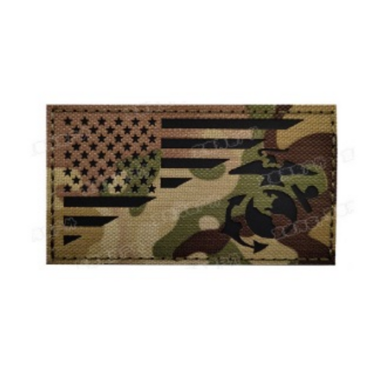 PATCH MULTICAM CON BANDIERA AMERICANA