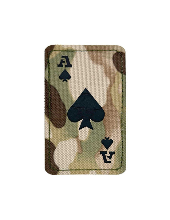 PATCH IR ASSO DI PICCHE TAGLIATA AL LASER MULTICAM IMMORTAL WARRIOR
