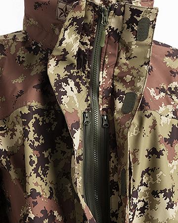 PARKA IMPERMEABILE CON STELLETTE VEGETATO ITALIANO OPENLAND
