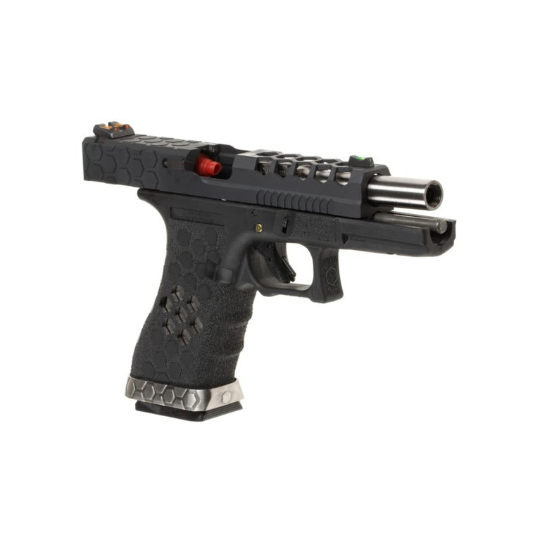 PISTOLA SOFTAIR A GAS HEX-CUT NERA/SILVER AW CUSTOM